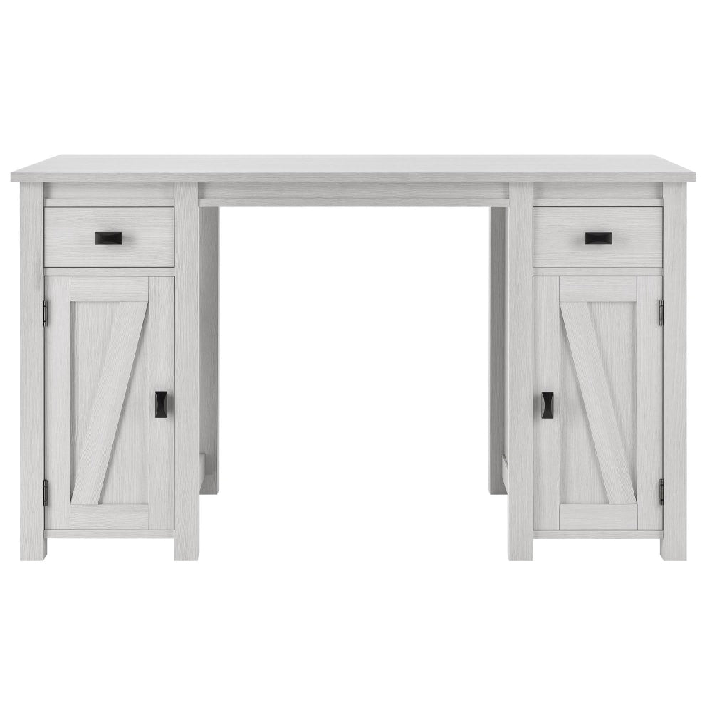 Ameriwood Home Farmington 52inW Writing Desk/Craft Table, Ivory Pine