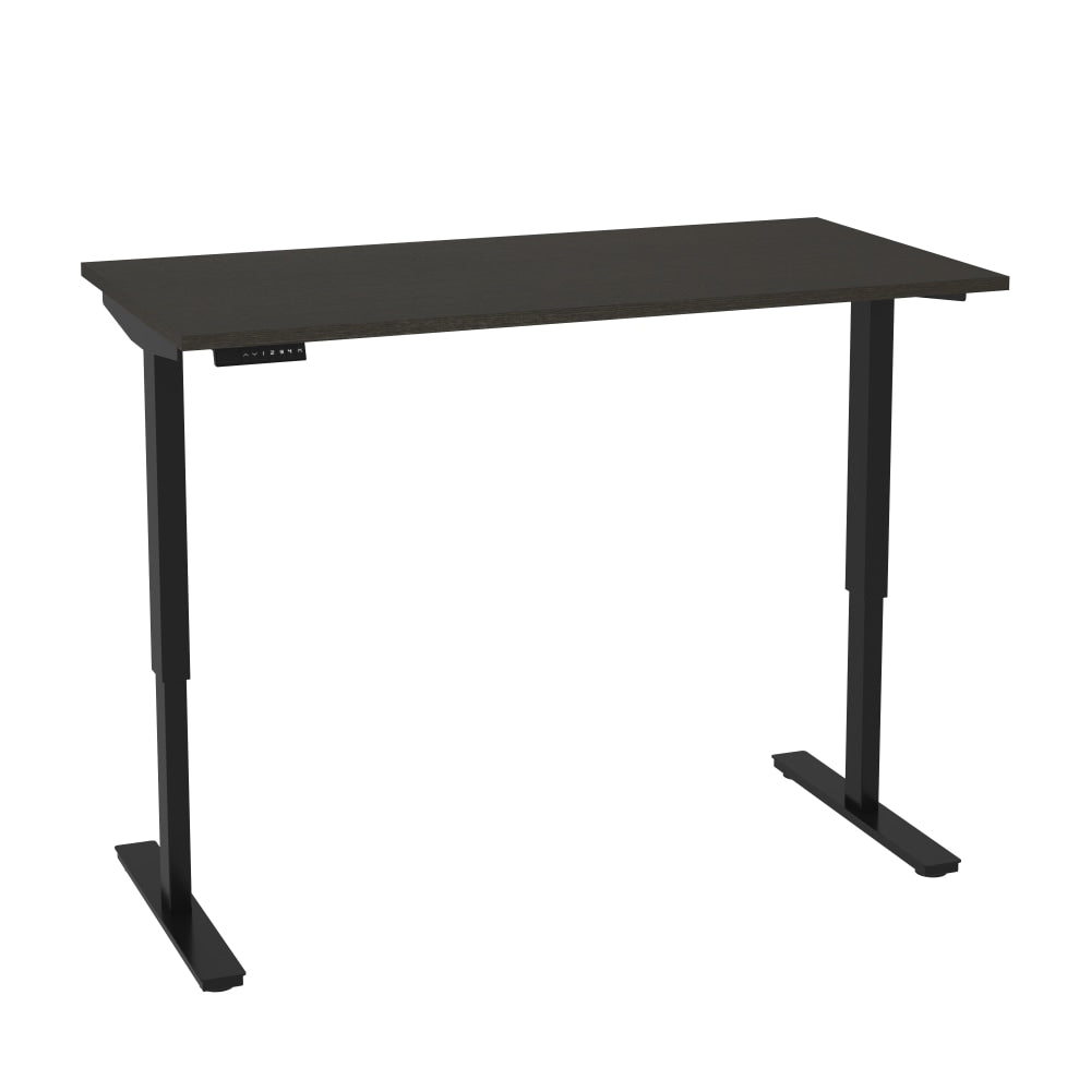 Bestar Universel Electric 60W Standing Desk, Deep Gray