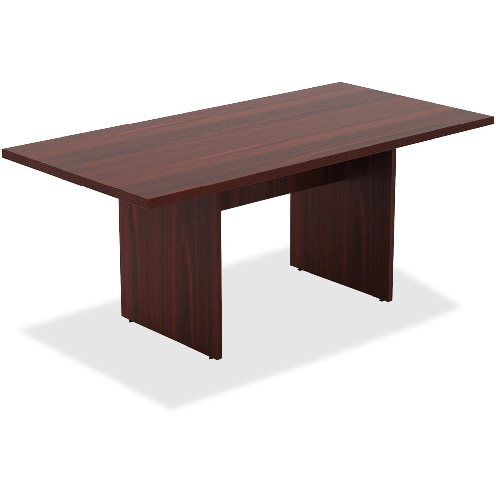 Lorell Chateau Series Rectangular Conference Table Top, 30inH x 70-15/16inW x 35-7/16inD, Mahogany