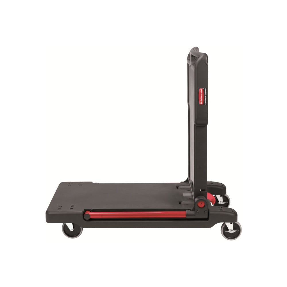 Rubbermaid Convertible Utility Cart/Platform Truck, Black/Red