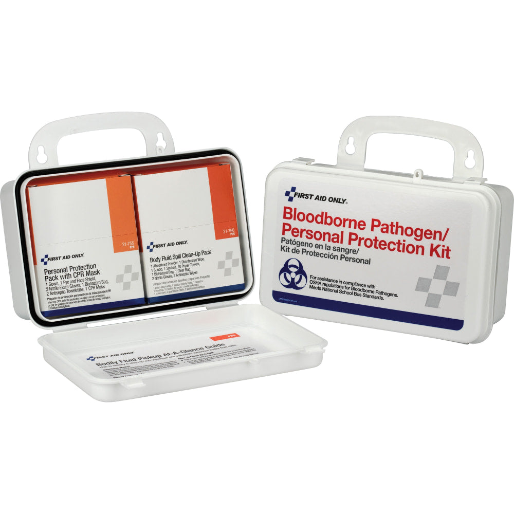 First Aid Only Bloodborne Pathogen/Personal Protection Kit, 28-Piece