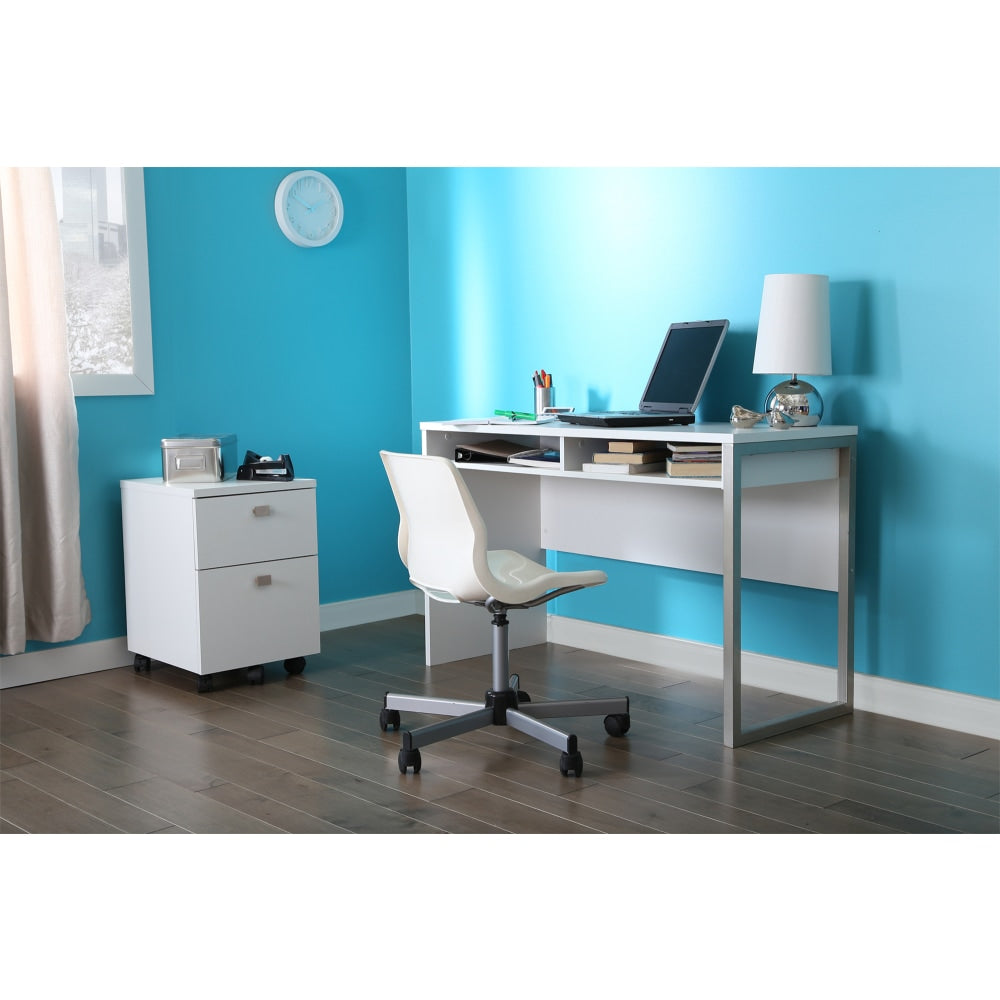 South Shore Interface 45inW Computer Desk, Pure White