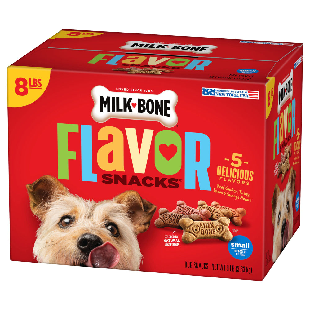 Milk-Bone Flavor Snacks Dog Biscuits, 8-Lb Box