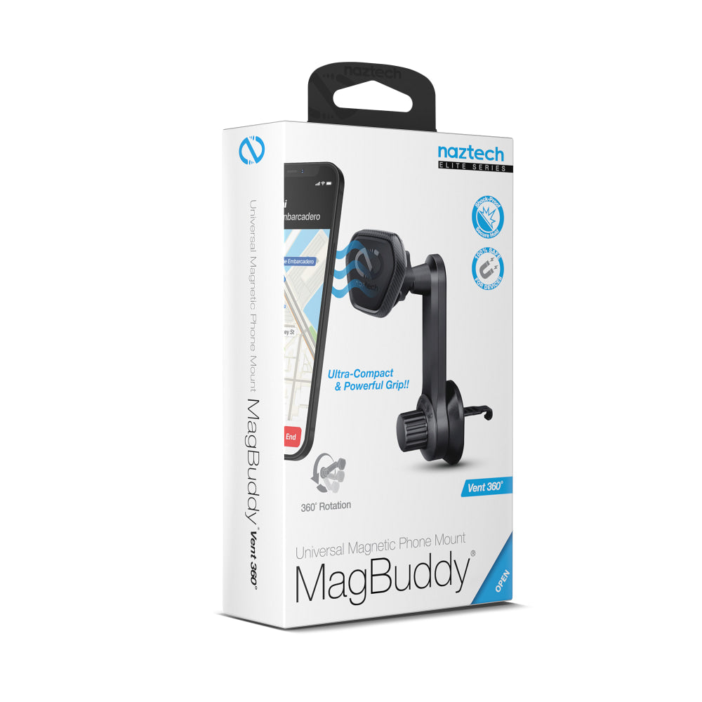 Naztech MagBuddy Elite Vent 360 Mount, Black