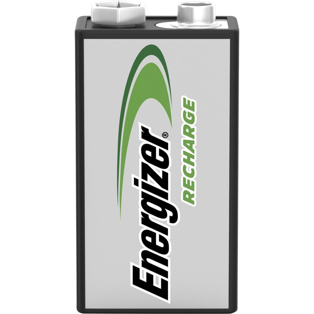 Energizer 9-Volt Recharge Batteries, 1-Packs - For Multipurpose - Battery Rechargeable - 9V - 175 mAh - 8.4 V DC - 24 / Carton