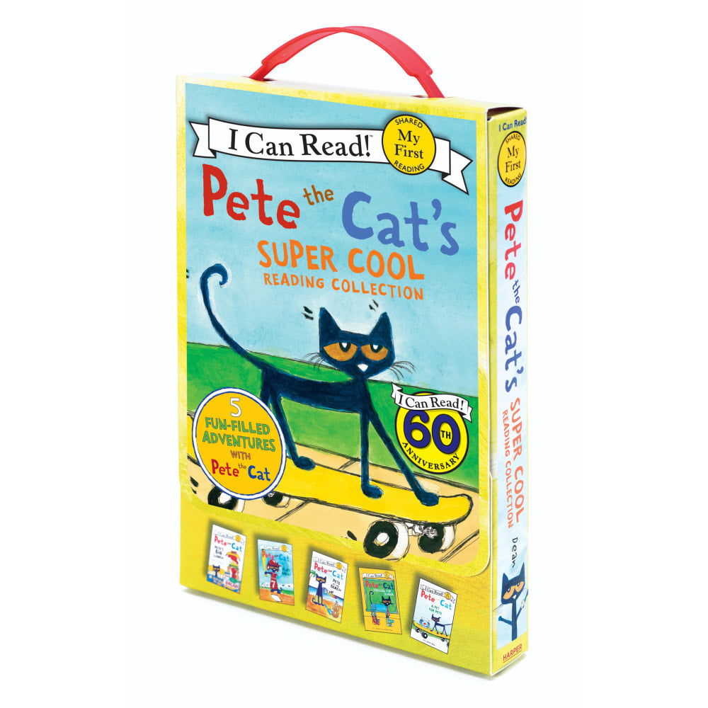 HarperCollins Pete The Cats Super Cool Reading Collection, Set Of 5 Books