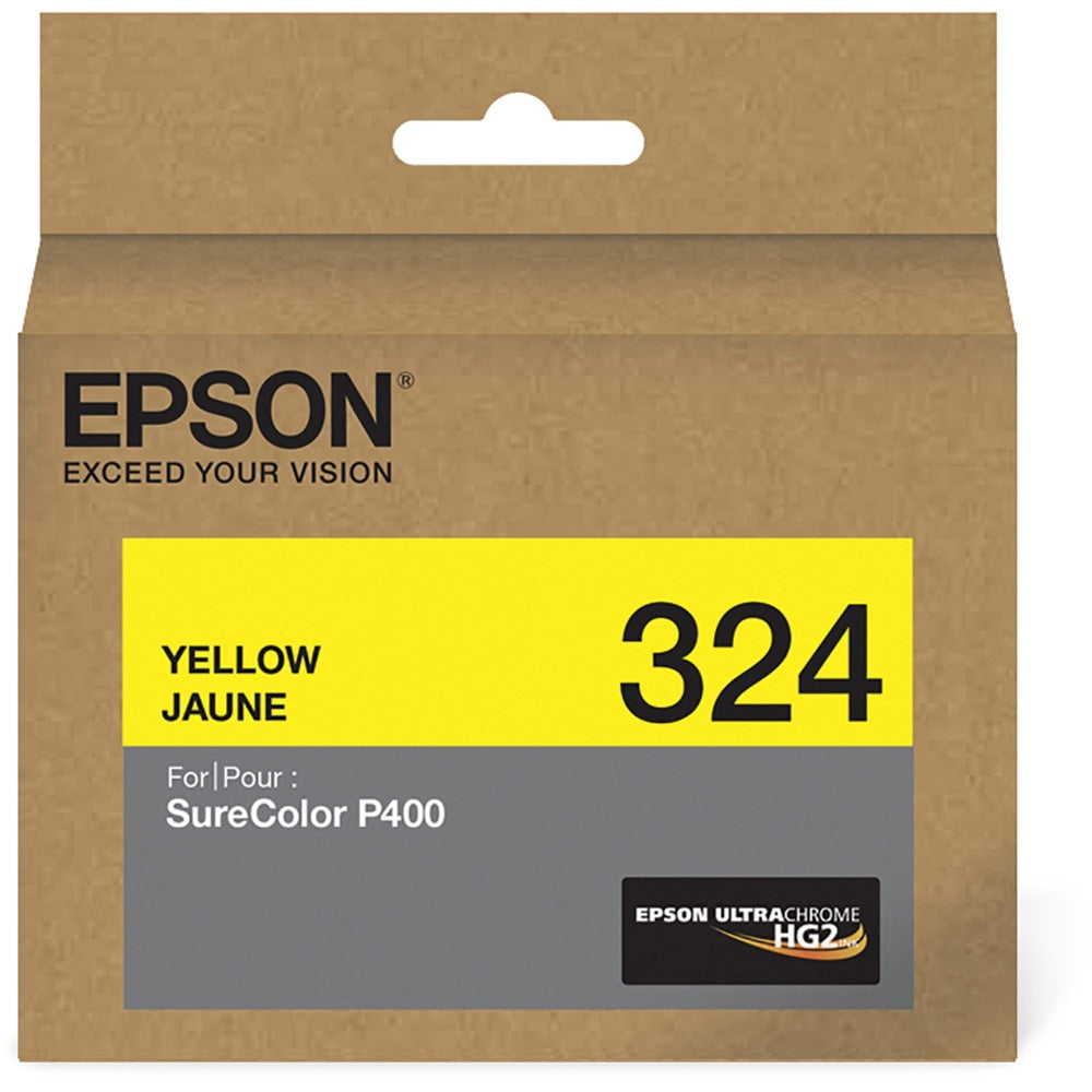 Epson UltraChrome 324 Original Inkjet Ink Cartridge - Yellow - 1 Each - Inkjet - 1 Each