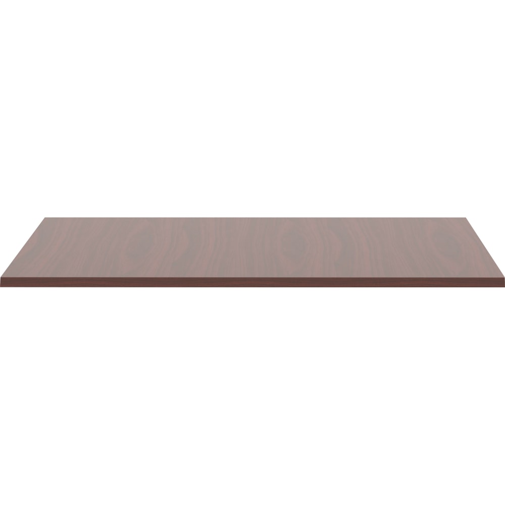 Lorell Revelance 60inW Rectangular Conference Tabletop, Mahogany