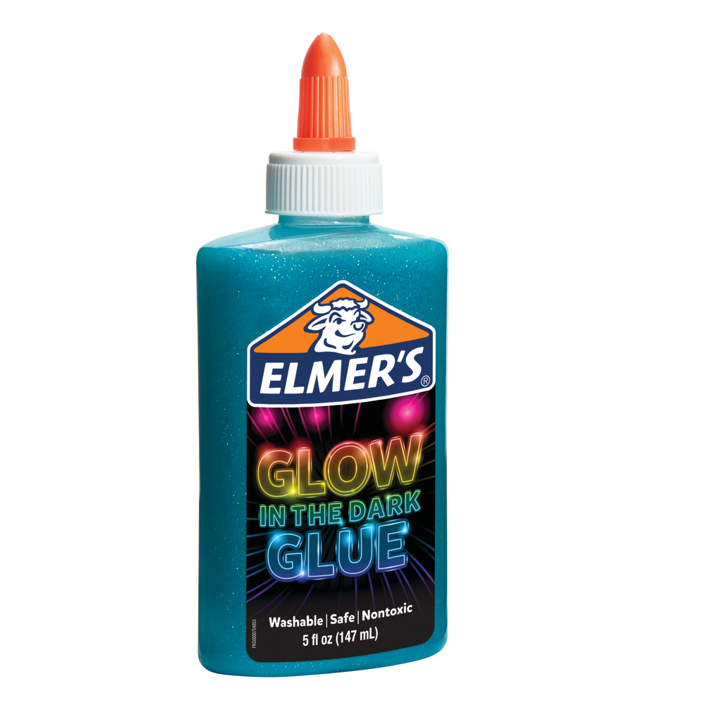 Elmers Glow-In-The-Dark Liquid Glue, Blue, 5 Oz