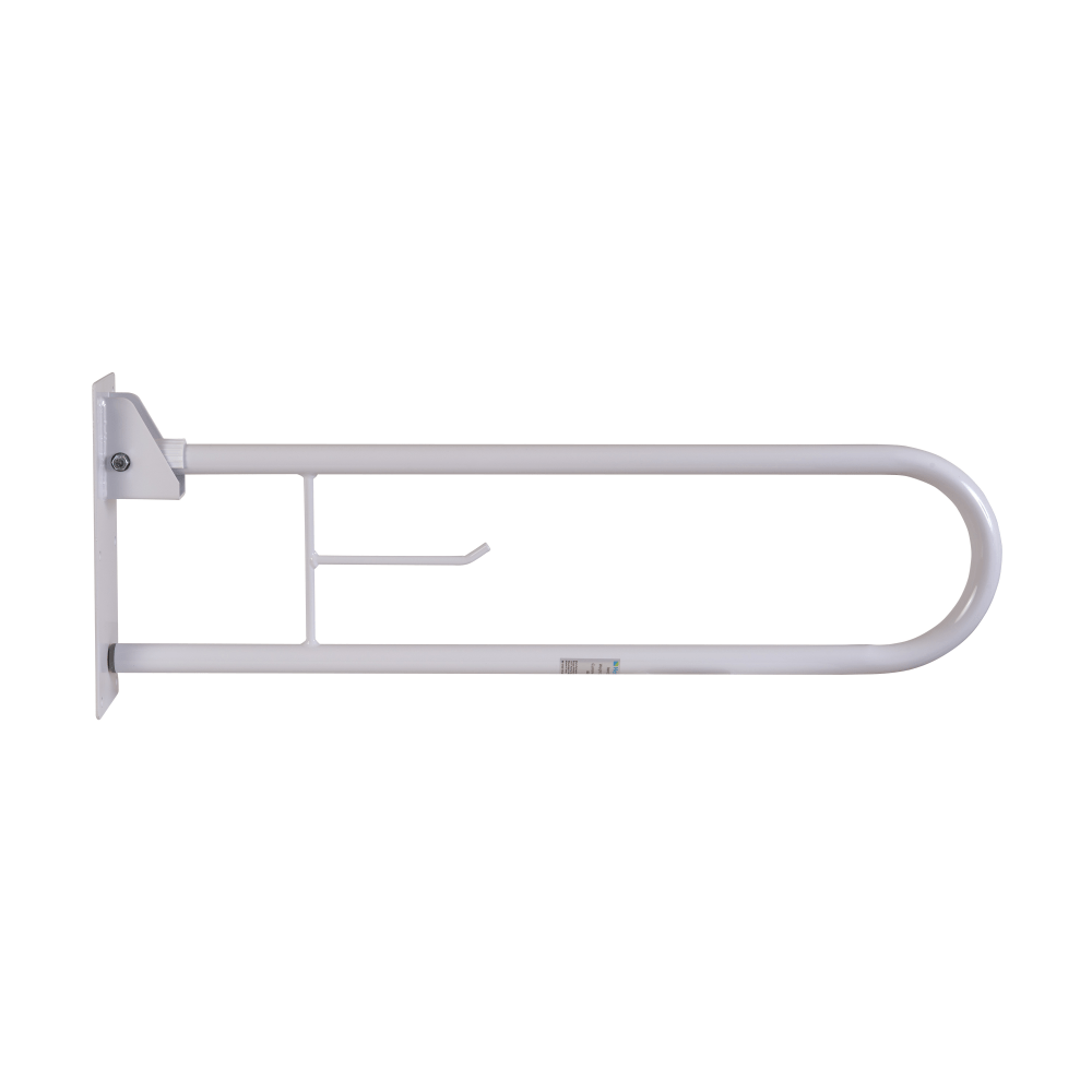 HealthSmart Foldaway Grab Bar, 7inH x 4inW x 30inD, White