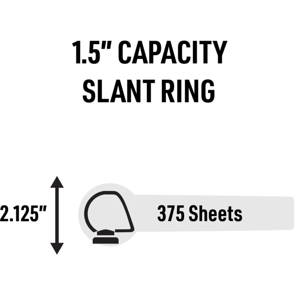 Avery Magnetic Hanging Binder Rings, 1 1/2in Ring