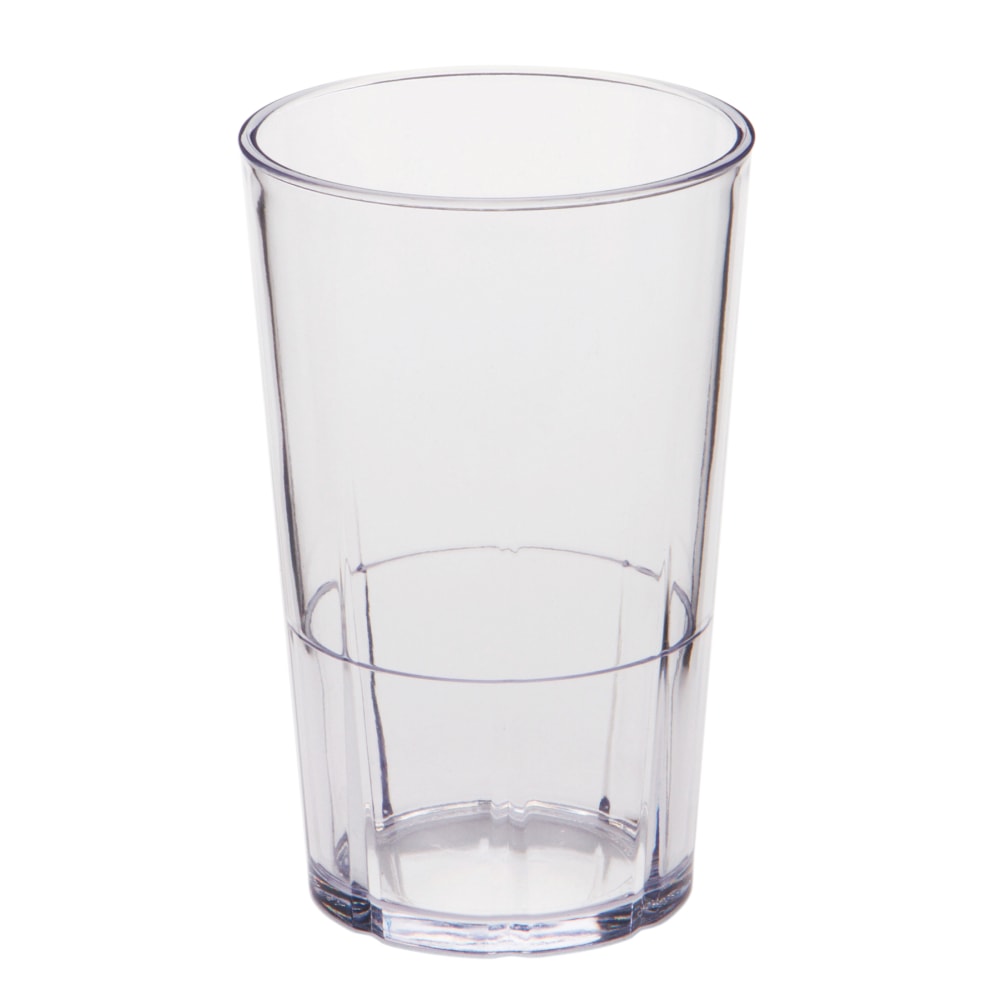 Cambro Lido Styrene Tumblers, 10 Oz, Clear, Pack Of 36 Tumblers