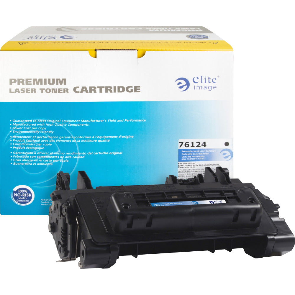 Elite Image Remanufactured Black Toner Cartridge Replacement For HP 81A, CF281A, ELI76124