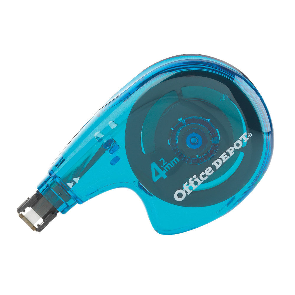 Office Depot Brand Side-Application Correction Tape, 1 Line x 392in, Pack Of 12