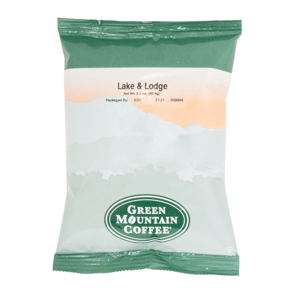 Green Mountain Coffee Ground Coffee, Lake & Lodge, Carton Of 50 Bags