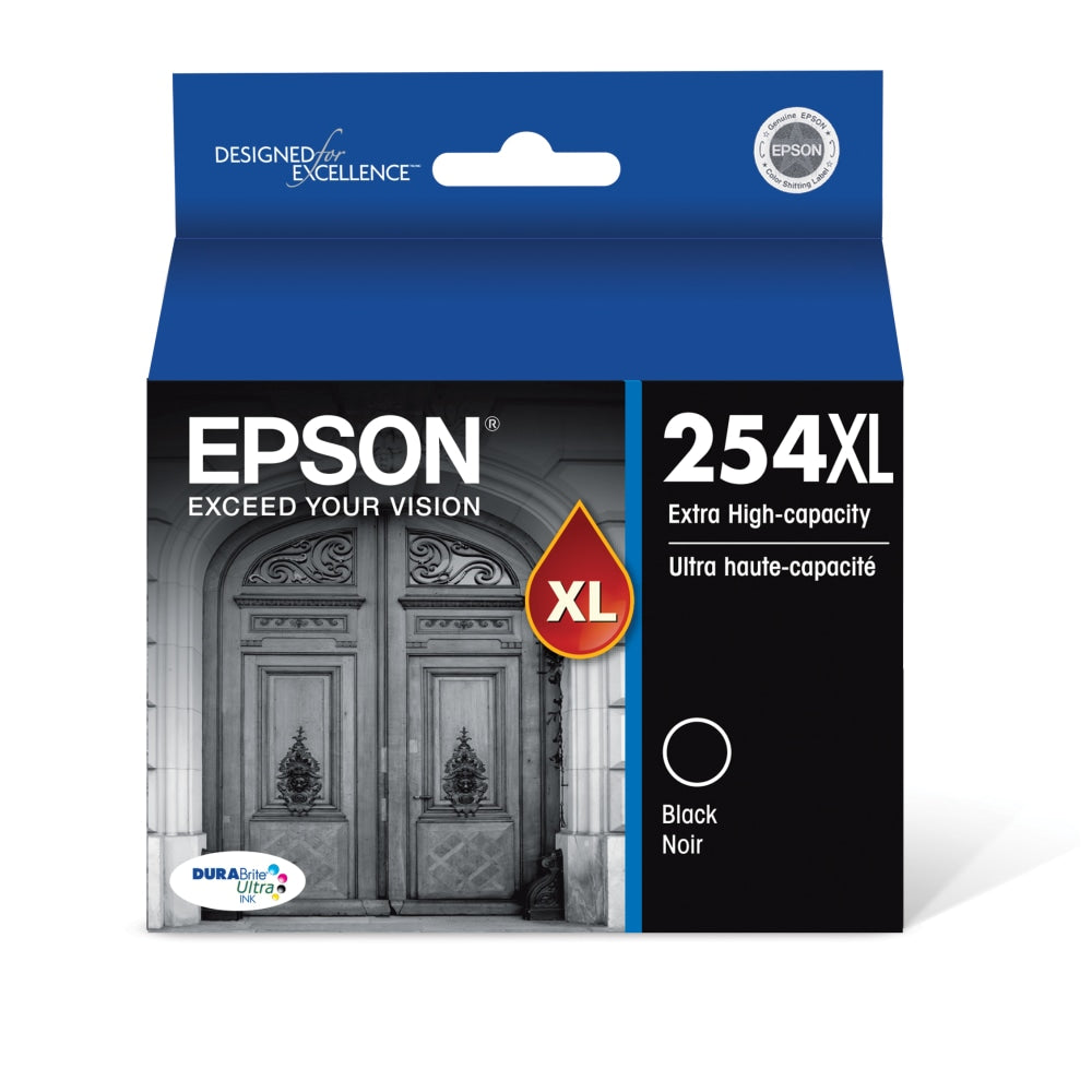 Epson 254XL DuraBrite Black Extra-High Yield Ink Cartridge, T254XL120-S