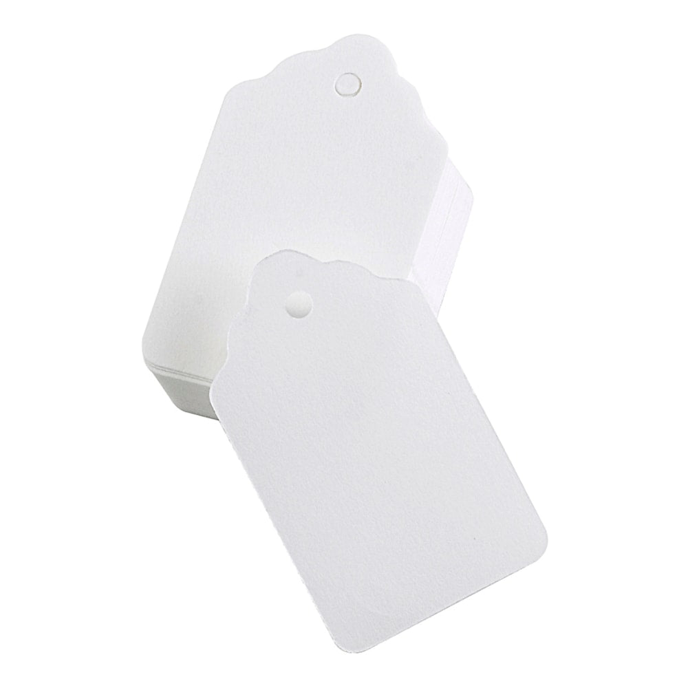 Garvey Merchandise Price Tags, 1-1/8in x 1-7/16in, White, Pack Of 1,000 Tags