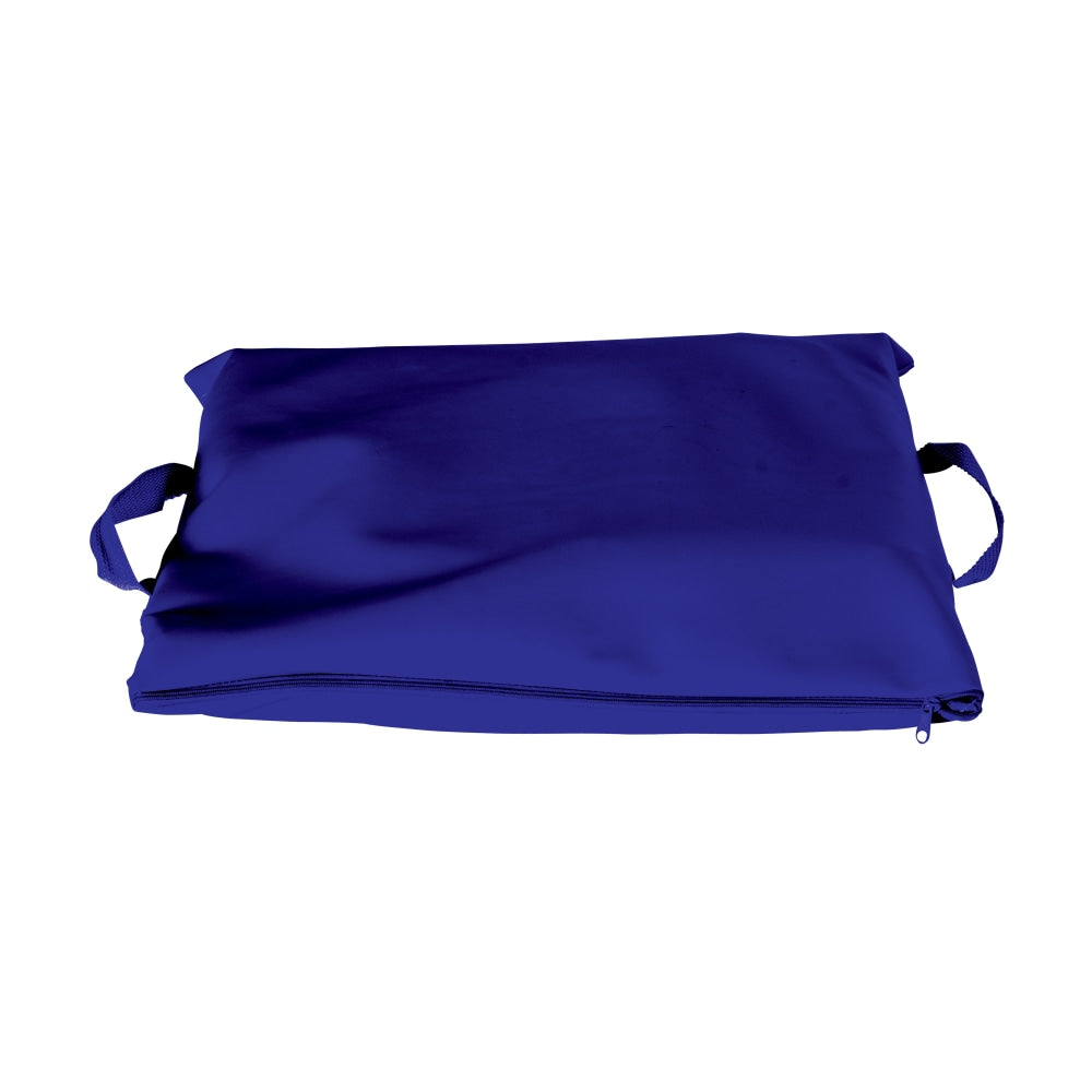 DMI Duro-Gel Flotation Cushion, With Polyester/Cotton Cover, 16in x 18in, Navy