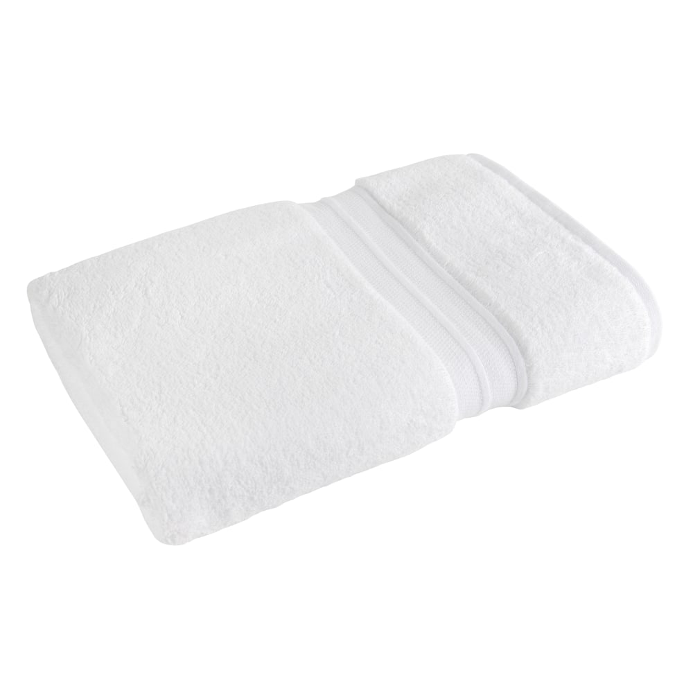 1888 Mills Sweet South Bath Towels, 30in x 60in, White, Pack Of 48 Towels