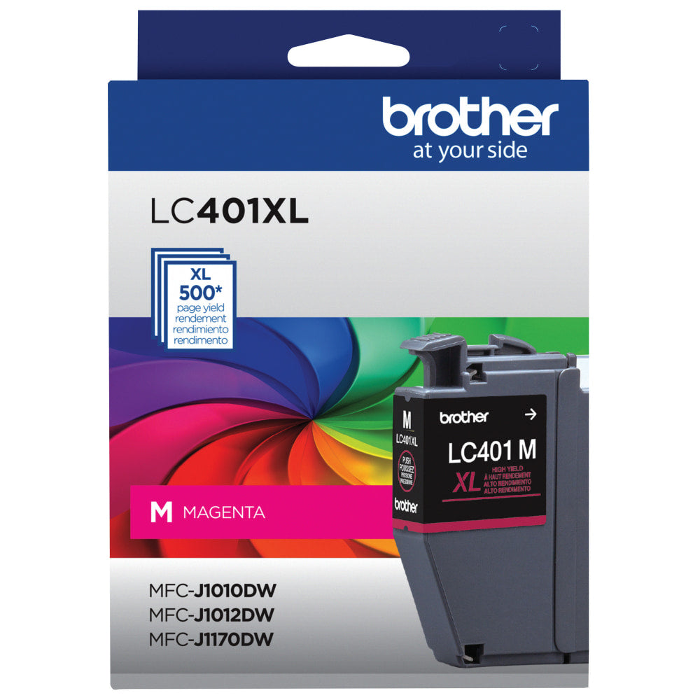 Brother LC401XL Magenta High-Yield Ink Cartridge, LC401XLM