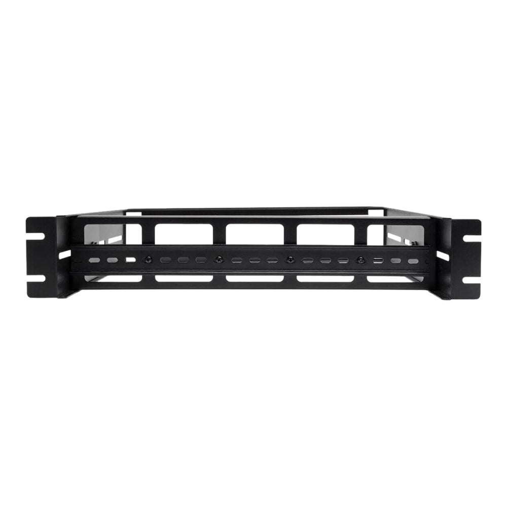 Tripp Lite Adjustable Rack-Mount DIN Rail Kit - Top Hat, Mini Top Hat and G-Style Rails - DIN rail mounting kit - rack mountable - black - 2U - 19in