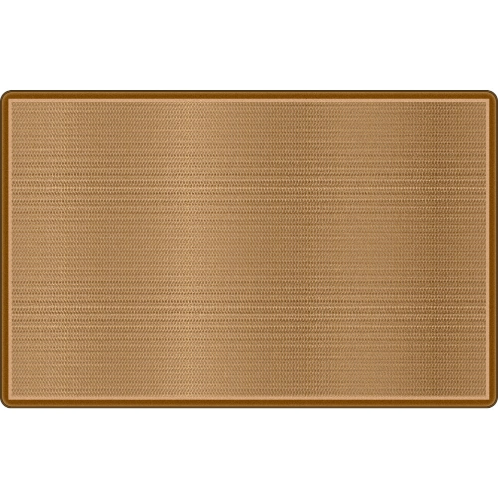 Flagship Carpets All Over Weave Area Rug, 6ft x 8-1/3ft, Tan