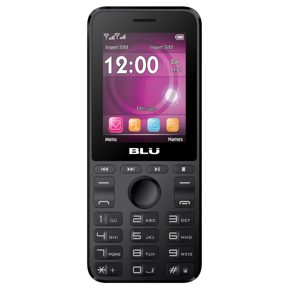 BLU Tank 4 T510 Cell Phone, Black