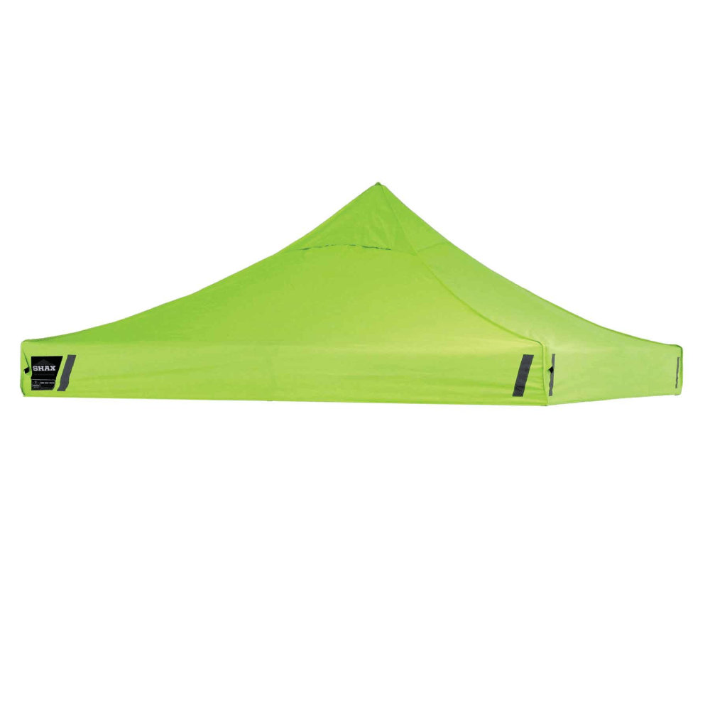 Ergodyne SHAX 6000C Replacement Pop-Up Tent Canopy, 10ft x 10ft, Lime