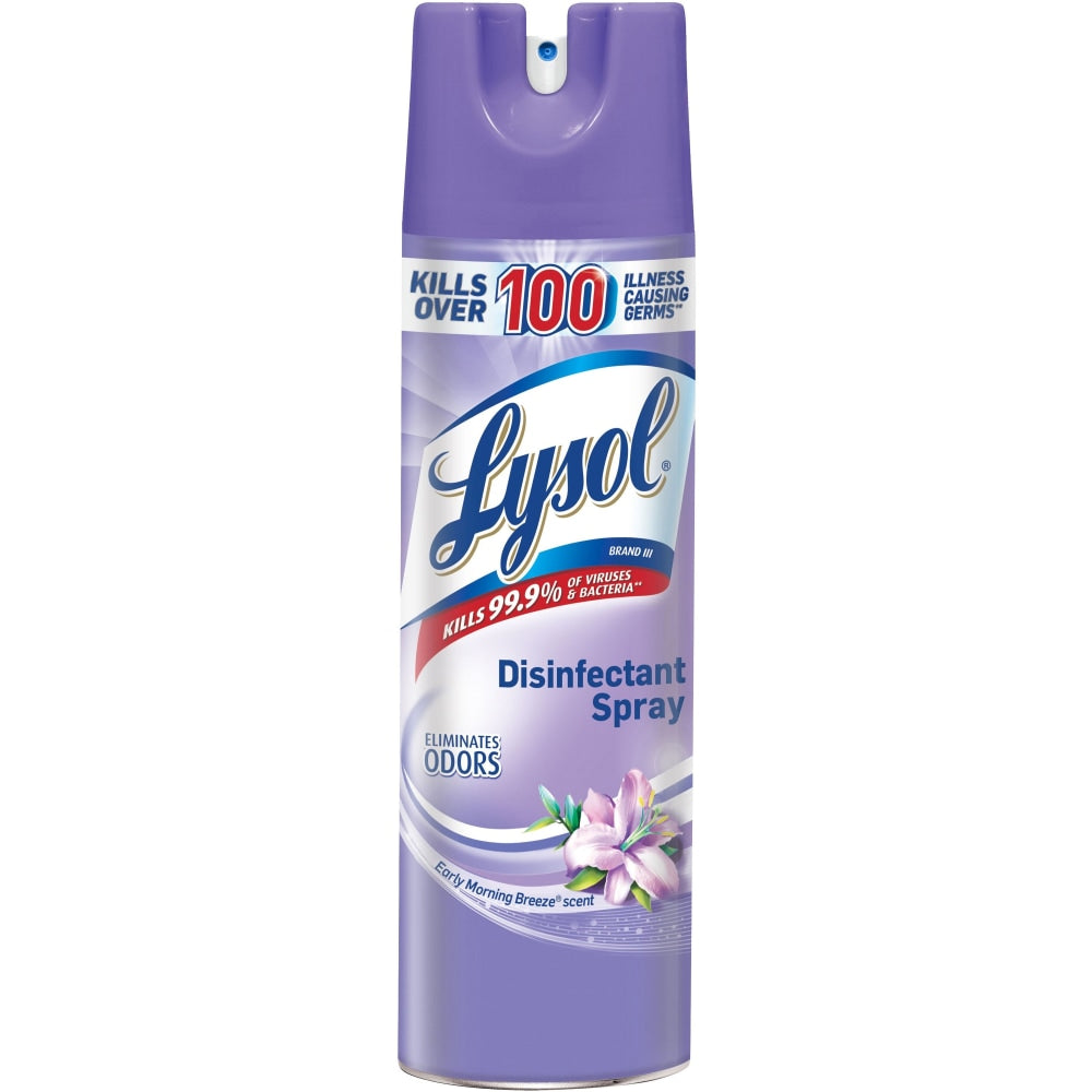 Lysol Disinfectant Aerosol Spray, Early Morning Breeze Scent, 19 Oz Can