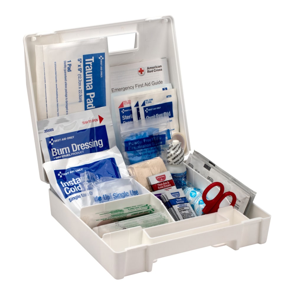 First Aid Only 25-Person First Aid Kit, White, 89 Pieces