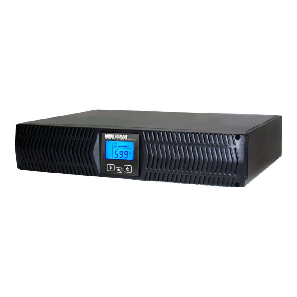 Minuteman Endeavor ED2000RTXL2U - UPS (rack-mountable / external) - 1800 Watt - 2000 VA - RS-232, USB - output connectors: 9 - PFC - 2U - 19in