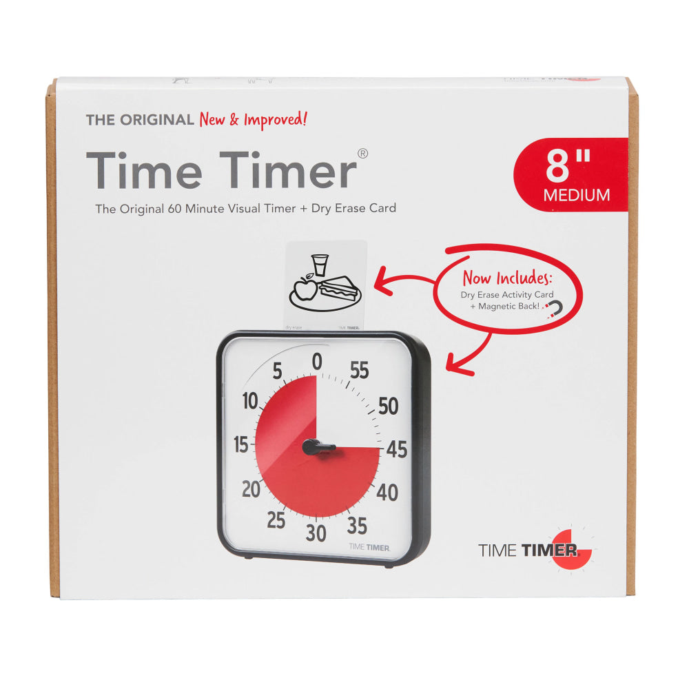 Time Timer Original Timer, 8in, Black