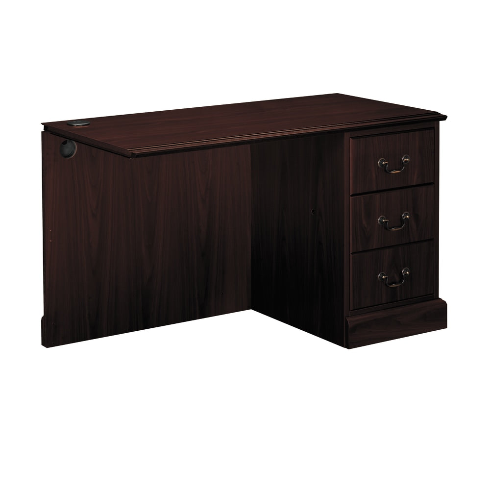 HON 94000 48inW Right Desk Return, Mahogany