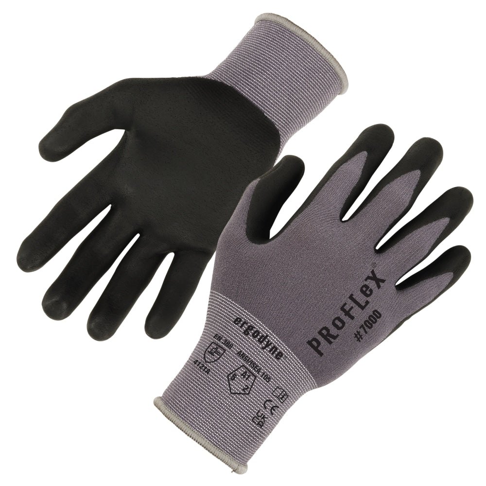 Ergodyne Proflex 7070 Nitrile-Coated Cut-Resistant Gloves, X-Large