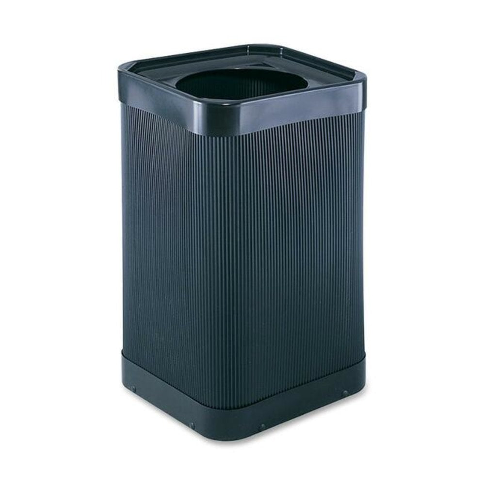 Safco Plastic At-Your-Disposal Waste Receptacle, Black