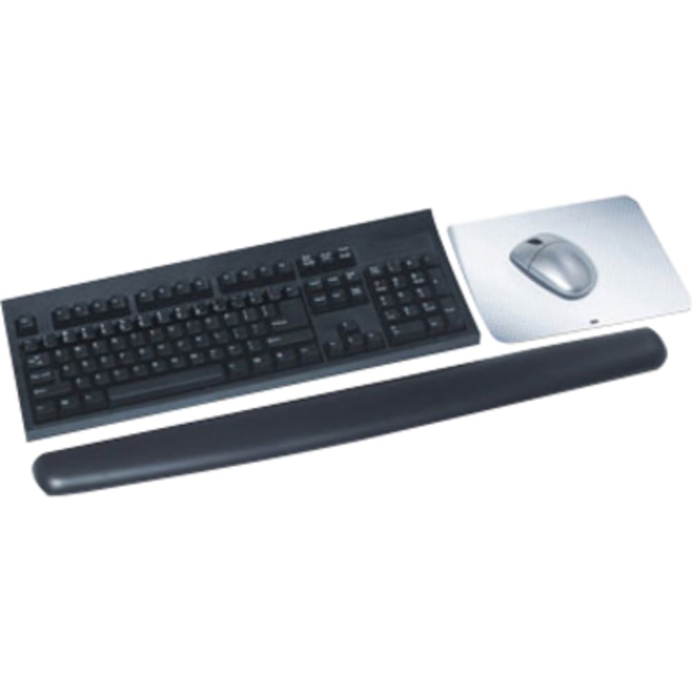 3M Gel Wrist Rest, 2.5in x 25in, Black