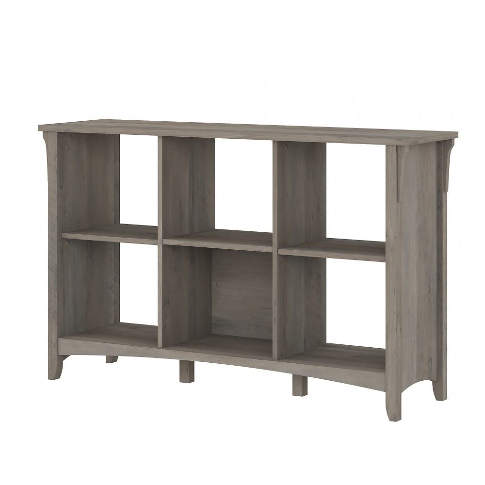 Bush Furniture Salinas 30inH 6-Cube Storage, Driftwood Gray, Standard Delivery