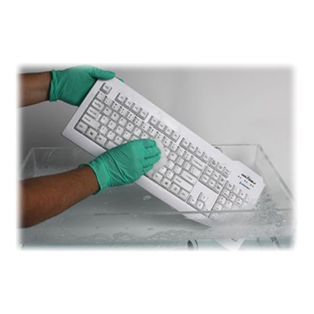 Seal Shield Silver Seal - Keyboard - USB - QWERTZ - German - white