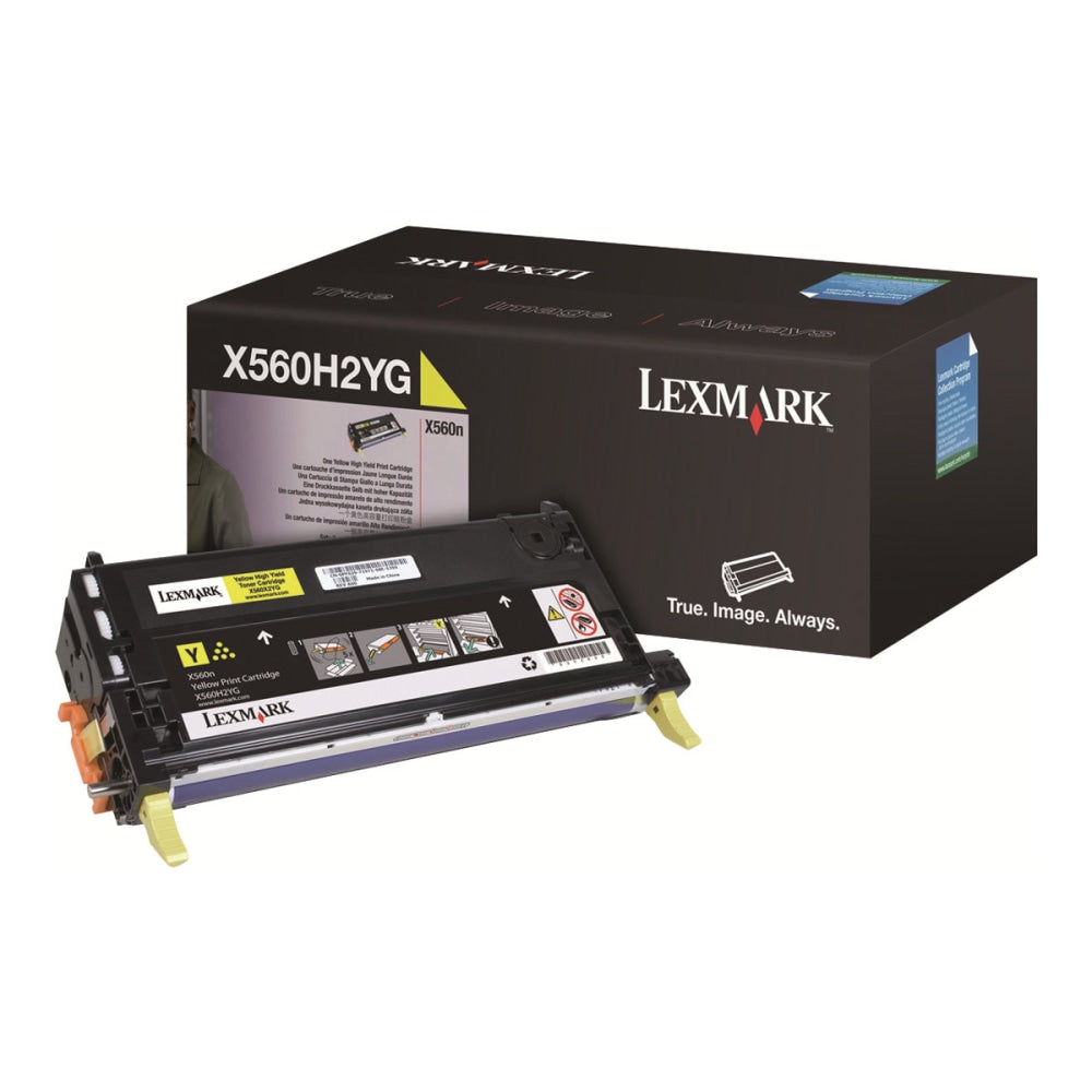 Lexmark X560H2YG Yellow High Yield Toner Cartridge