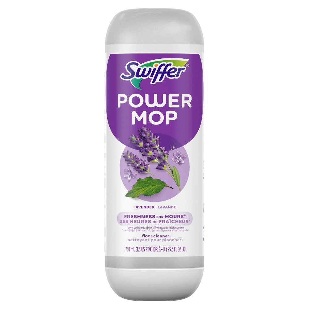 Swiffer PowerMop Floor Cleaning Solution Refill, Lavender Scent, 25.3 Oz