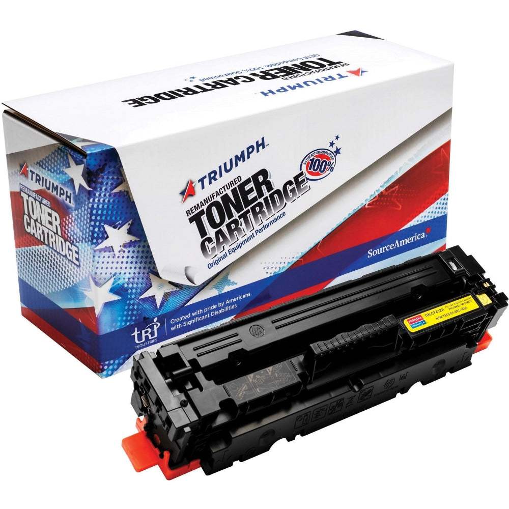 SKILCRAFT Yellow Toner Cartridge Replacement For HP 410A, CF412A, TAA Compliant