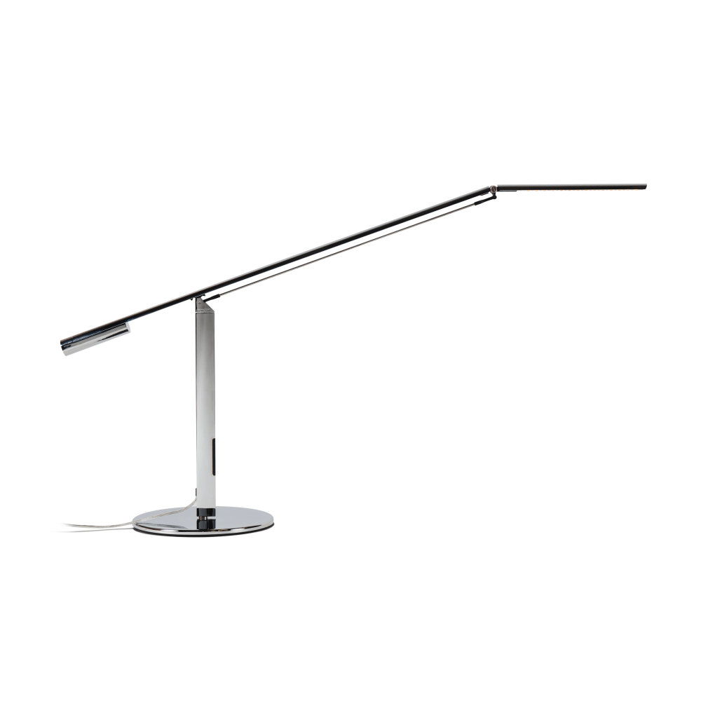 Koncept Equo LED Desk Lamp, Warm Light, 24-1/2inH, Chrome