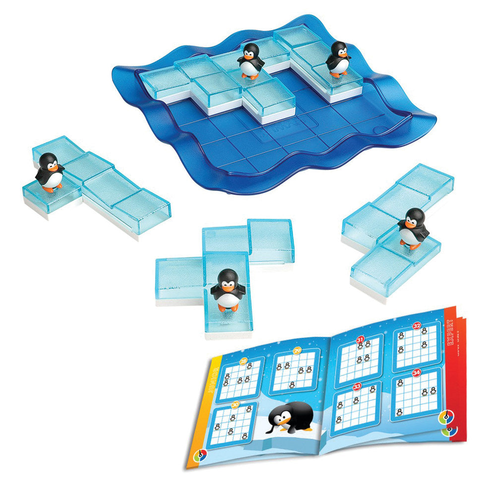 Smart Toys And Games SmartGames Penguins On Ice Puzzle Game, Grade 1 And Up