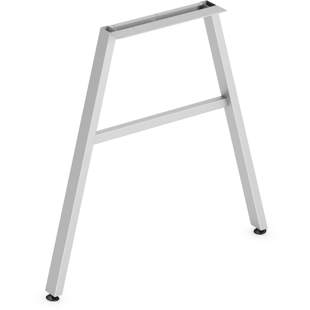 HON Mod Collection Worksurface 30inW A-leg Support - 30in - Finish: Silver