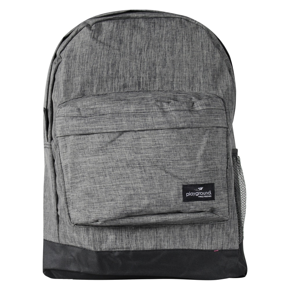 Playground Studytime Backpack, Charcoal/Melange