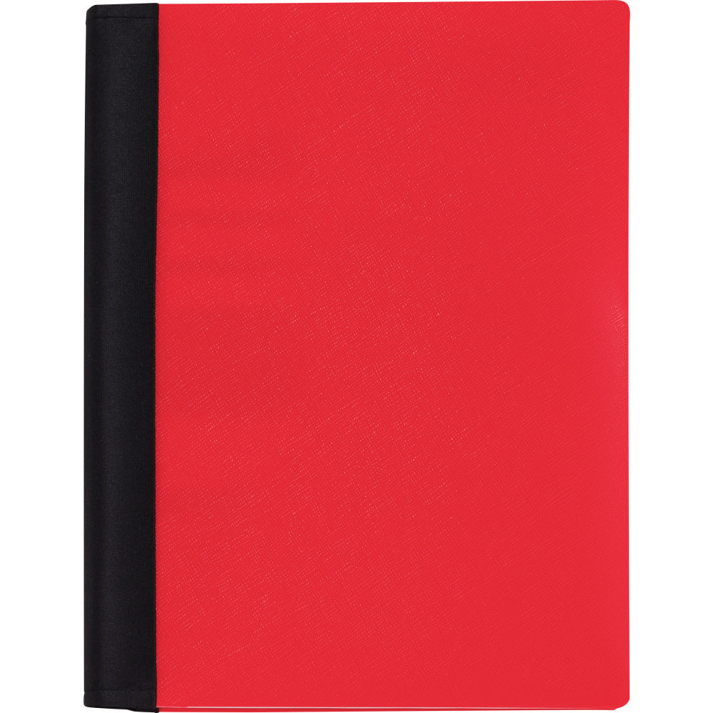 Office Depot Brand Stellar Notebook With Spine Cover, 6in x 9-1/2in, 3 Subject, College Ruled, 120 Sheets, Red