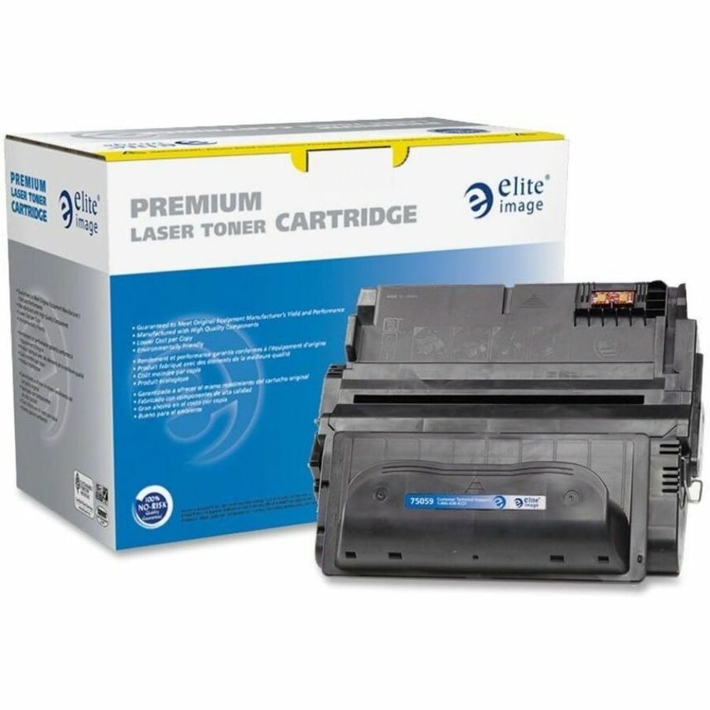 Elite Image Remanufactured Black Toner Cartridge Replacement For HP 38A, Q1338A, ELI75059