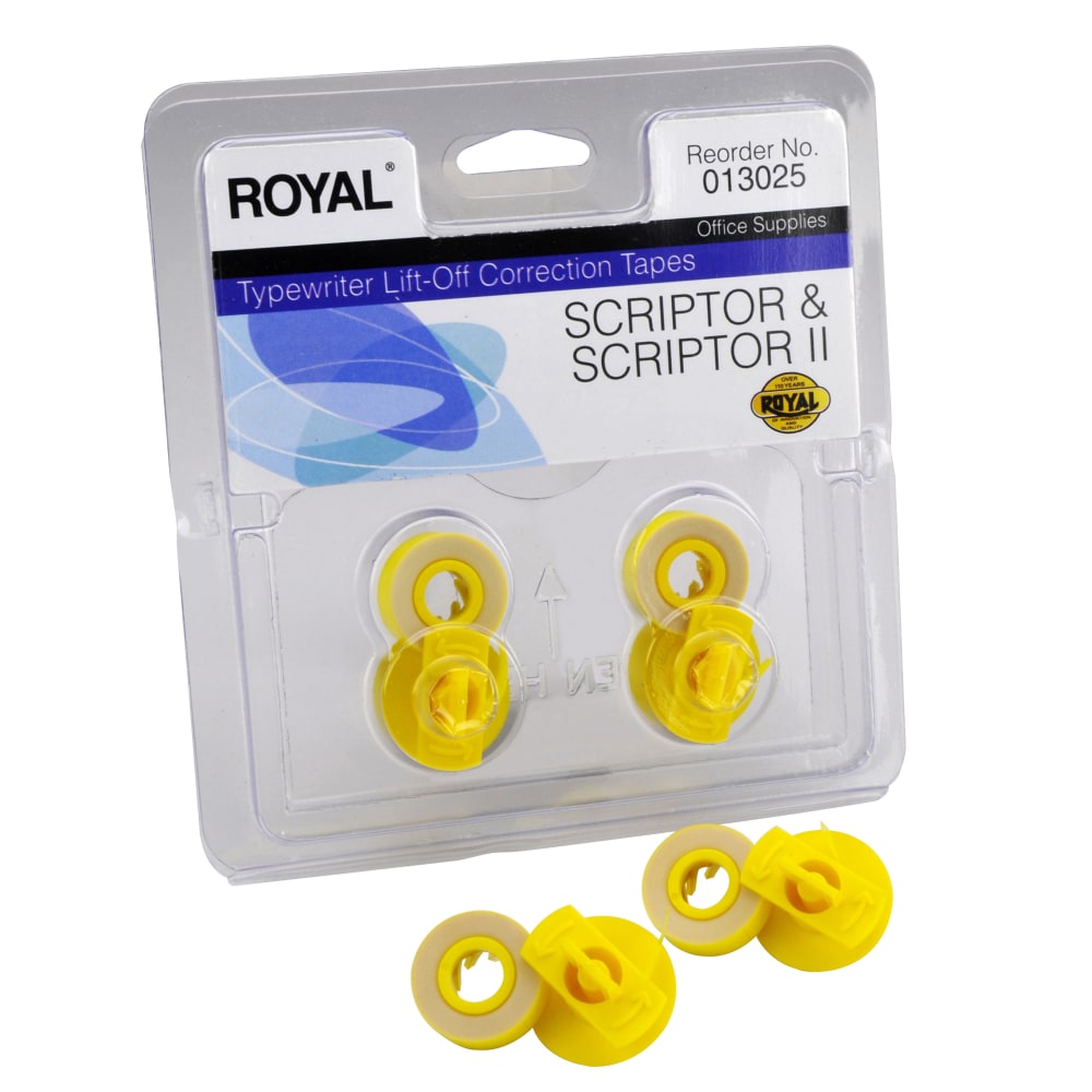 Royal Lift-Off Typewriter Correction Tapes, 013025, Pack Of 2