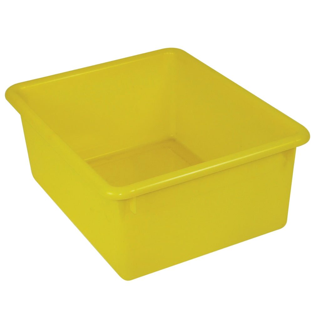 Romanoff Stowaway Letter Boxes, 5-1/4inH x 10-1/2inW x 13-1/4inD, Yellow, Pack Of 3 Boxes