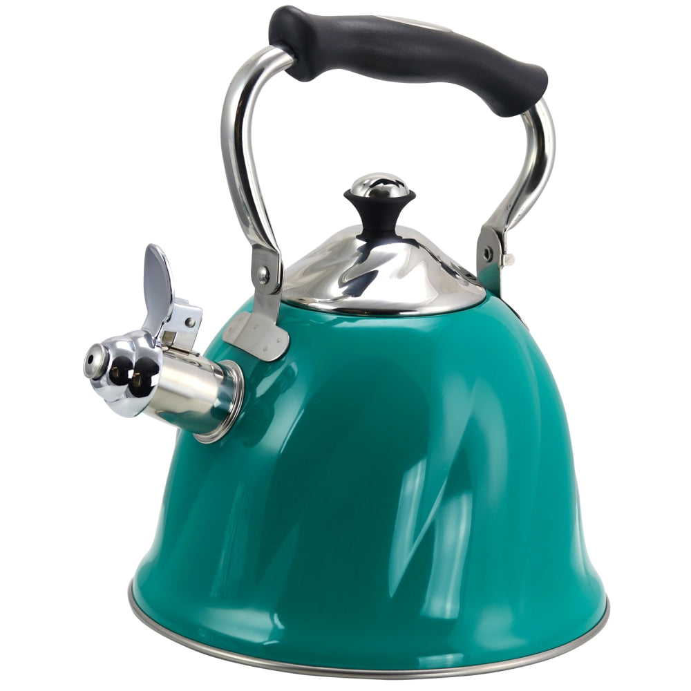 Mr. Coffee 2.1-Quart Whistling Tea Kettle, Alberton, Emerald Green